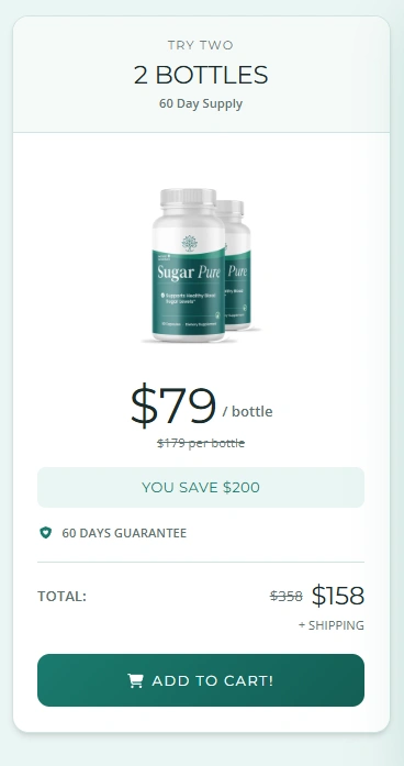 Sugar Pure 2 Bottle